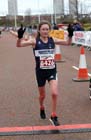 Alyson Dixon (Sunderland Striders) wins the Sunderland City 10k.
